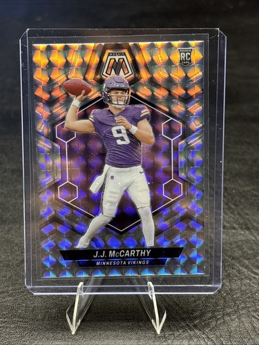 2024 Panini Mosaic JJ McCarthy - Silver Mosaic Prizm #310 RC Vikings