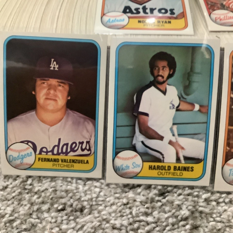 1981 Fleer Baseball Complete Set #1-660 Valenzuela Baines Rookie Henderson MINT - Image 2 of 4