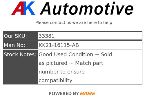 Ford Transit Custom MK1 12-22 Front Arch Liner Splash Guard Left KK21-16115-AB - Picture 7 of 8