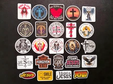 God Lord Jesus Christ Vinyl Stickers Cross Christian Bible Religion Faith 316