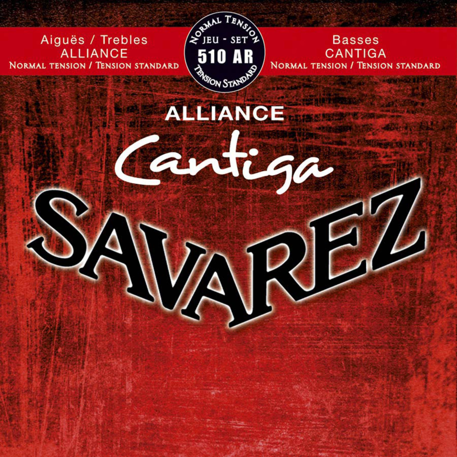 Savarez Cantiga 510 из нейлона нормального натяжения, Bässe versilbert