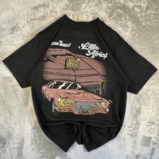Little Africa Funk Shirt Mens Medium Black Short Sleeve Streetwear Graphic Tee