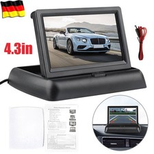 4,3" LCD Auto Rückfahr Monitor Faltbar für Rückfahrkamera TFT Display Bildschirm