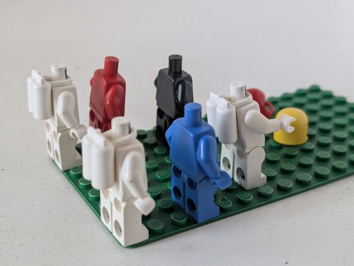 Vintage Lego 80's Futuron Astronaut Spaceman Bodys Zestaw 6 darmowa wysyłka - Zdjęcie 6 z 7