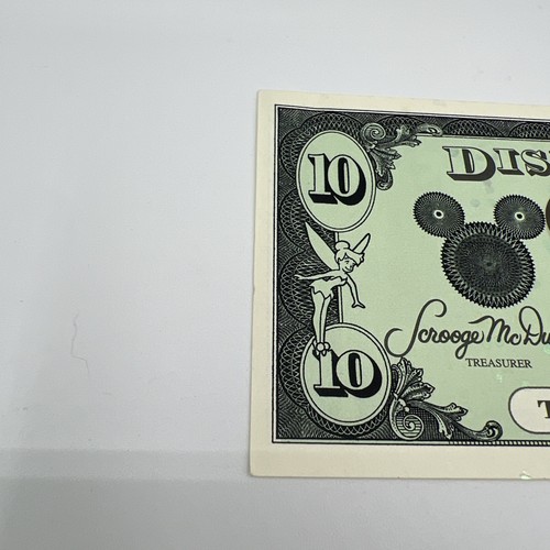 2001 Series A01221380A $10 Disneyland Resort Mickey Disney Dollar READ DESC PICS - Picture 4 of 11