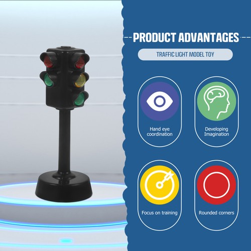 2pcs Traffic Signals Lamp Toy Traffic Lights Toy Early Education Playthings - Picture 8 of 12