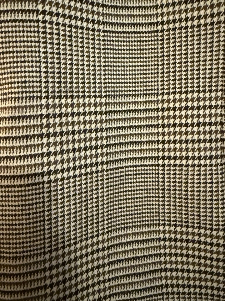 Blazer Alice + Olivia Marrón a Cuadros Talla XS Foto 3 de 3