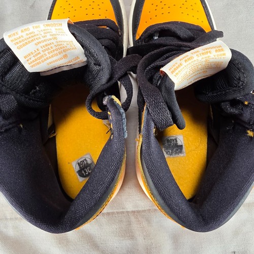 Nike Air Jordan 1 Retro High OG (PS) Kids Size 13C Taxi Black Sail AQ2664-711 - Picture 8 of 19