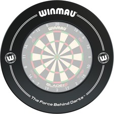 WINMAU Black Printed Dartboard Surround One Size,