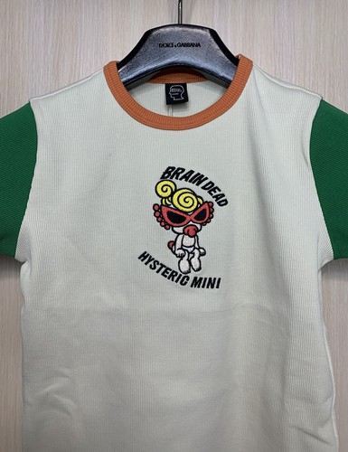 Brain Dead X Hysteric Glamour Mini Ribbed Ringer T-Shirt NWT Size 6 Womens XS - Picture 2 of 12