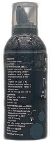 *2029-6-1* Neilmed Neilcleanse Piercing Aftercare, Fine Mist, 6.3 Fluid Ounce - Picture 3 of 5