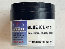 TIMtronics Blue Ice 414 Non-Silicone Thermal Grease Paste Compound 8 oz