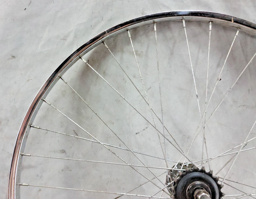 Shimano 333 26" Rear Cruiser Bike Wheel 3 Speed Internal Hub Silver USA Shipper! - Picture 7 of 13