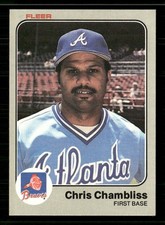 1983 Fleer #134 Chris Chambliss