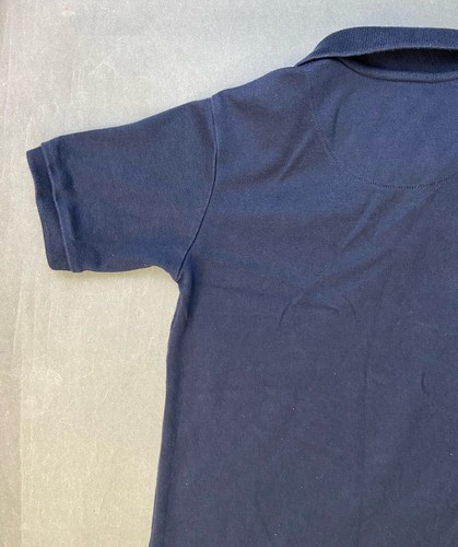 Nautica Collared Short Sleeve Navy Blue Polo Shirt Boy's Size M/M 10/12 Regular - Picture 11 of 14