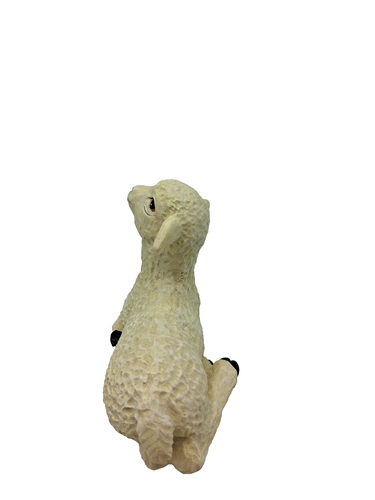 Resin Lamb Figurine in Sitting Position - Picture 3 of 10