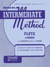 Rubank Intermediate Method Flute Piccolo Music Lessons Studies Scales Book