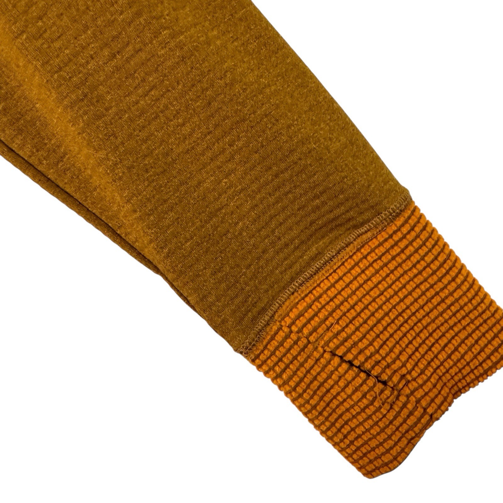 Orvis Large Base Layer Pullover Orange Partial Zi… - image 8