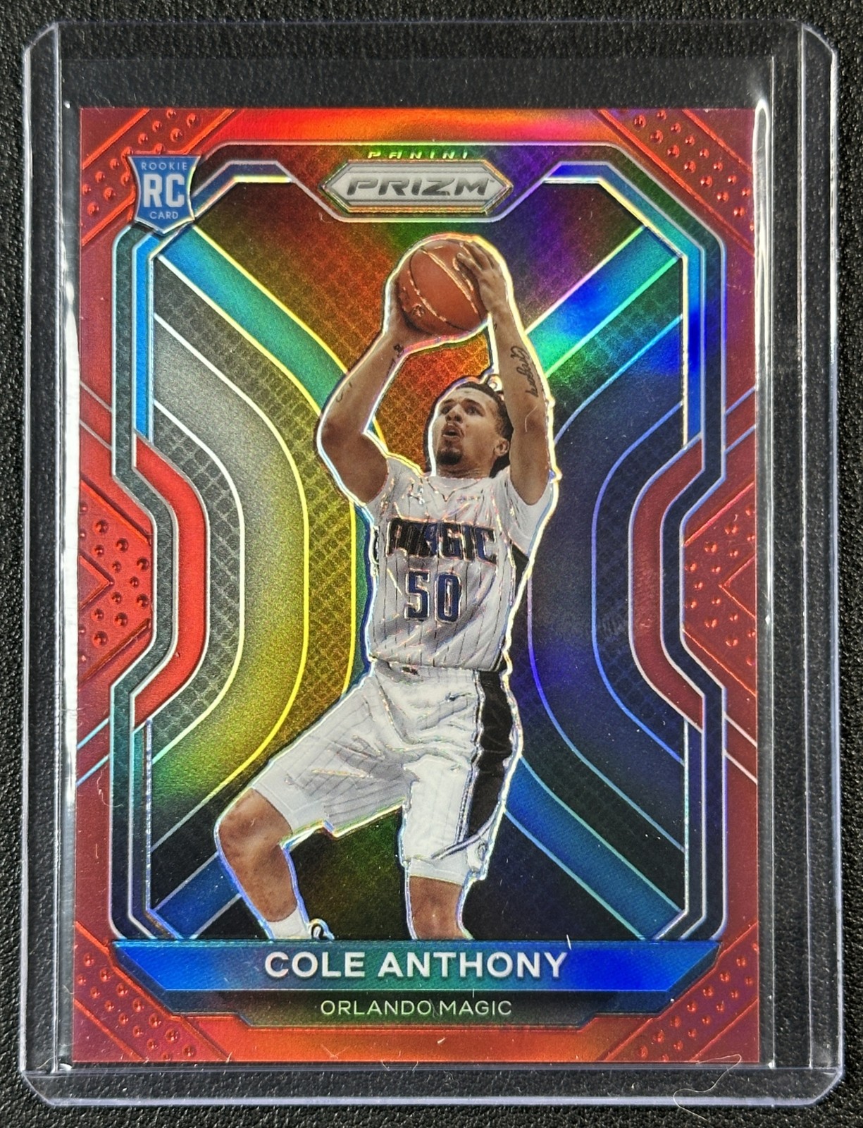 COLE ANTHONY 2020-21 PANINI PRIZM #292 ROOKIE RED RC 225/299 MAGIC