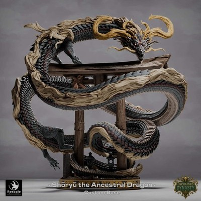 Fantasy Ancestral Dragon Shoryu Qumi Rescale Miniatures