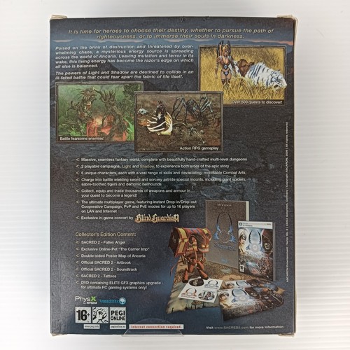 Fallen Angel Sacred 2 collector edition PC GAME - Great condition Pre-owned 2008 - Picture 2 of 22