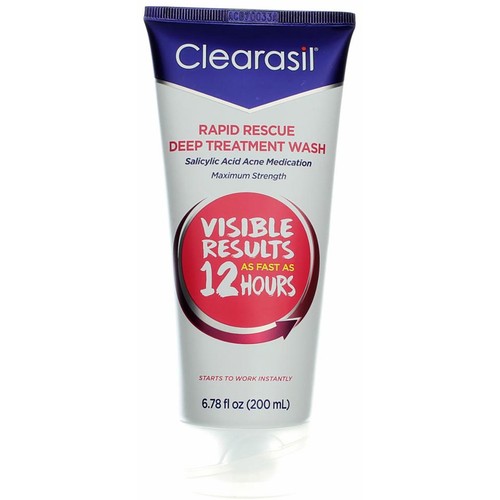 2 Pack Clearasil Rapid Rescue Salicylic Acid Acne Medication, 6.78 fl oz - Picture 1 of 4