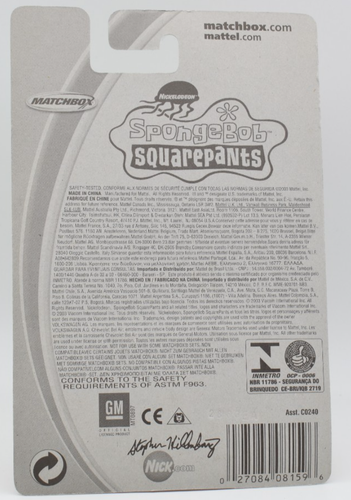 Matchbox Superfast Chevrolet Bel Air SpongeBob Squarepants Patrick. Blister Card - Picture 2 of 2