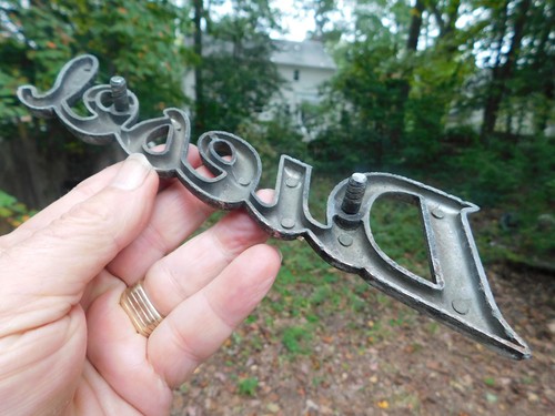 Brockway B61 B67 Truck Diesel Emblem Script 9.5" - Picture 3 of 3