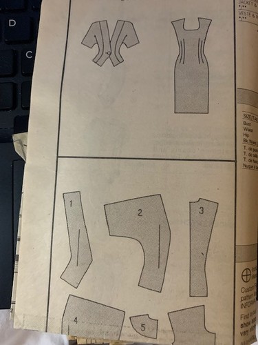 VNTG BUTTERICK SEE&SEW #5543 WOMEN'S SUMMER 2 PC DRESS PATTERN SIZE 12-14-16 - Picture 3 of 3