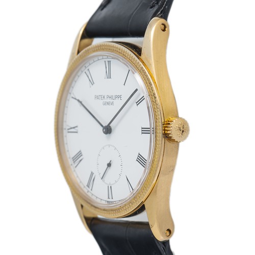 Reloj Patek Philippe Calatrava 3796J Oro Amarillo 18k Correa de Cuero Viento de Mano 31 mm - Imagen 3 de 6