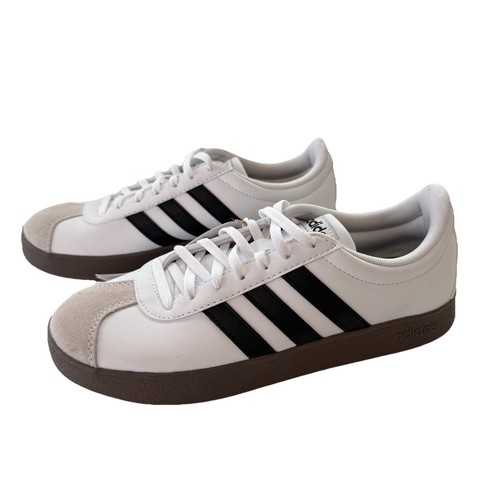 Adidas VL Court 3.0 Trainers White / Black Size UK 6 New - Picture 3 of 8