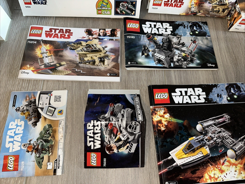 14 x Lego Star Wars Leerkartons Konvolut teilweise mit Aufbauanleitung 14 Stück - Bild 10 von 10