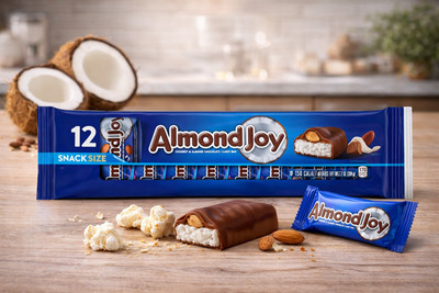 Almond Joy Coconut and Almond Chocolate Snack Size Candy, Bars 0.6 oz, 12 Count