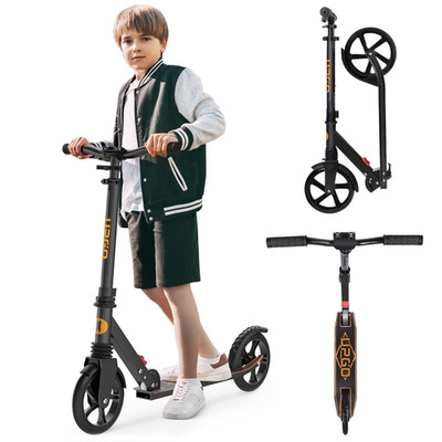 UPGO Kick Scooter for Ages 6+, Kids, Teens & Adults 240 LB Max Load Foldable 8In