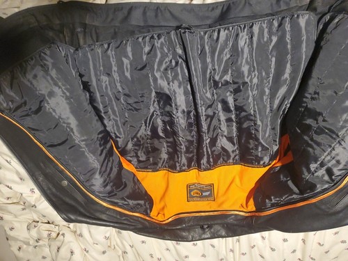 Mens 3x Leather /Thinsulatt Motorcycle Jacket By First Classics & Liner - Picture 3 of 10