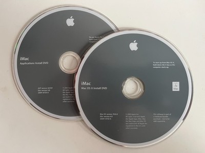 Apple Mac OS X Snow Leopard 10.6.4 iMac Installation DVD CD
