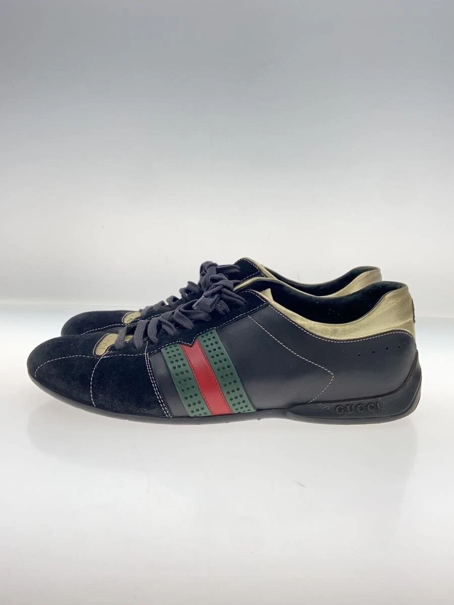 Baskets basses Gucci homme UK6,5 cuir noir occasion