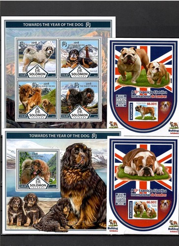 DOG breeds / dogs collection Pt. 2 (countries M-S) - 52 s/s MNH #CNA402 - Picture 3 of 13