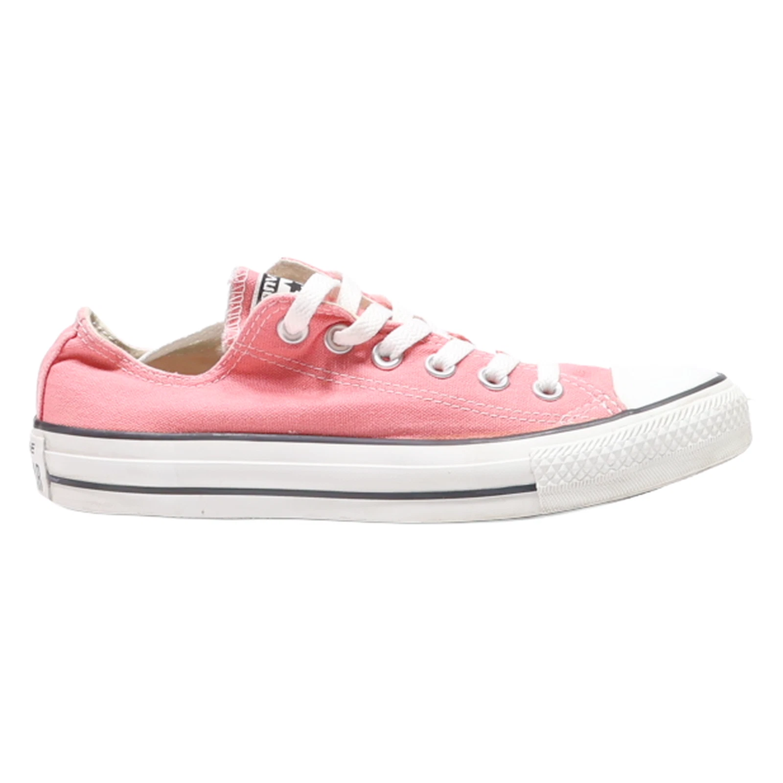CONVERSE scarpe da ginnastica basse rosa tela 142378C donna UK 5