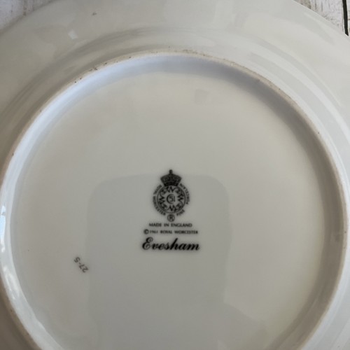 Vintage 1961 40er Set Royal Worcester Evesham Goldrand England 5-teiliges 8er-Set - Bild 8 von 12