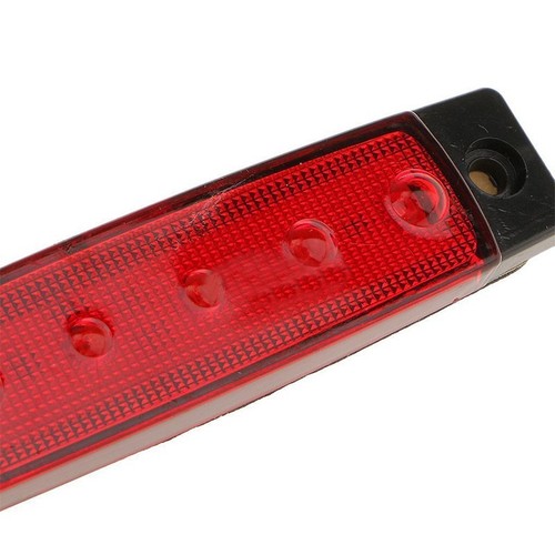 2pcs 6-LED Red Sealed Turn Brake Stop Mount Tail Light for Truck Trailer DC 12V - Picture 19 of 21