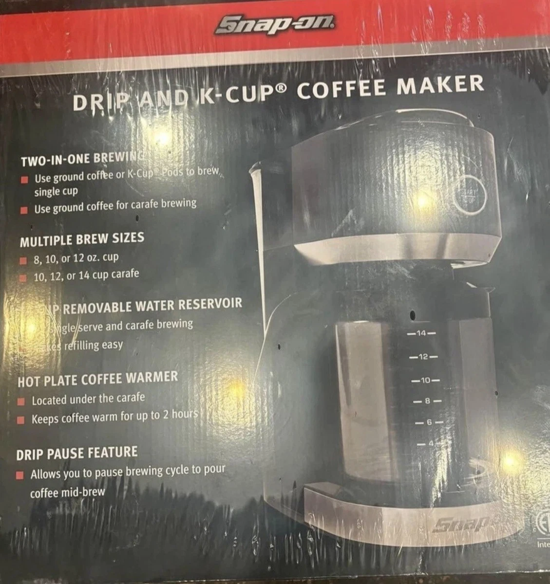 Cafetera de goteo y K-Cup a presión SSX24P101 nueva sellada de fábrica