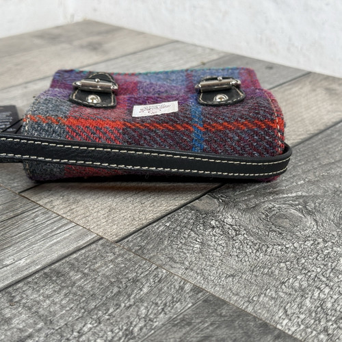 Borsa piccola Harris tweed originale pausa tracolla a mano NUOVA tessuto a mano Ebridi - Foto 7 di 15