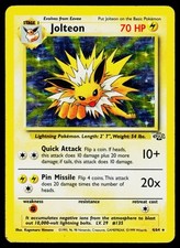 Jolteon (4) #04/64 Pokemon Jungle VINTAGE HOLO RARE MP