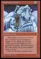 Karplusan Giant - Light Play MTG Ice Age