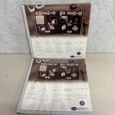 Creative Memories 12x12 Black Scrapbook Pages Old Style 2004 Lot of 2