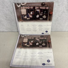 Creative Memories 12x12 Black Scrapbook Pages Old Style 2004 Lot of 2