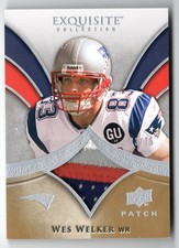 Wes Welker Cards and Autographed Memorabilia Guide 8