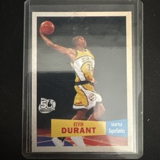 2007-08 Topps 1957-58 Variation #112 Kevin Durant Rookie RC 50th Anniversary