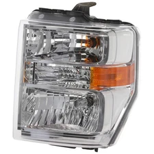 CAPA For 08-14 E150 E250 & 16-19 F-650/F-750 Halogen Headlight w/Bulb Left Side